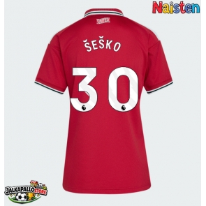 Manchester United Benjamin Sesko #30 Kotipaita Naisten 2026-27 Lyhythihainen
